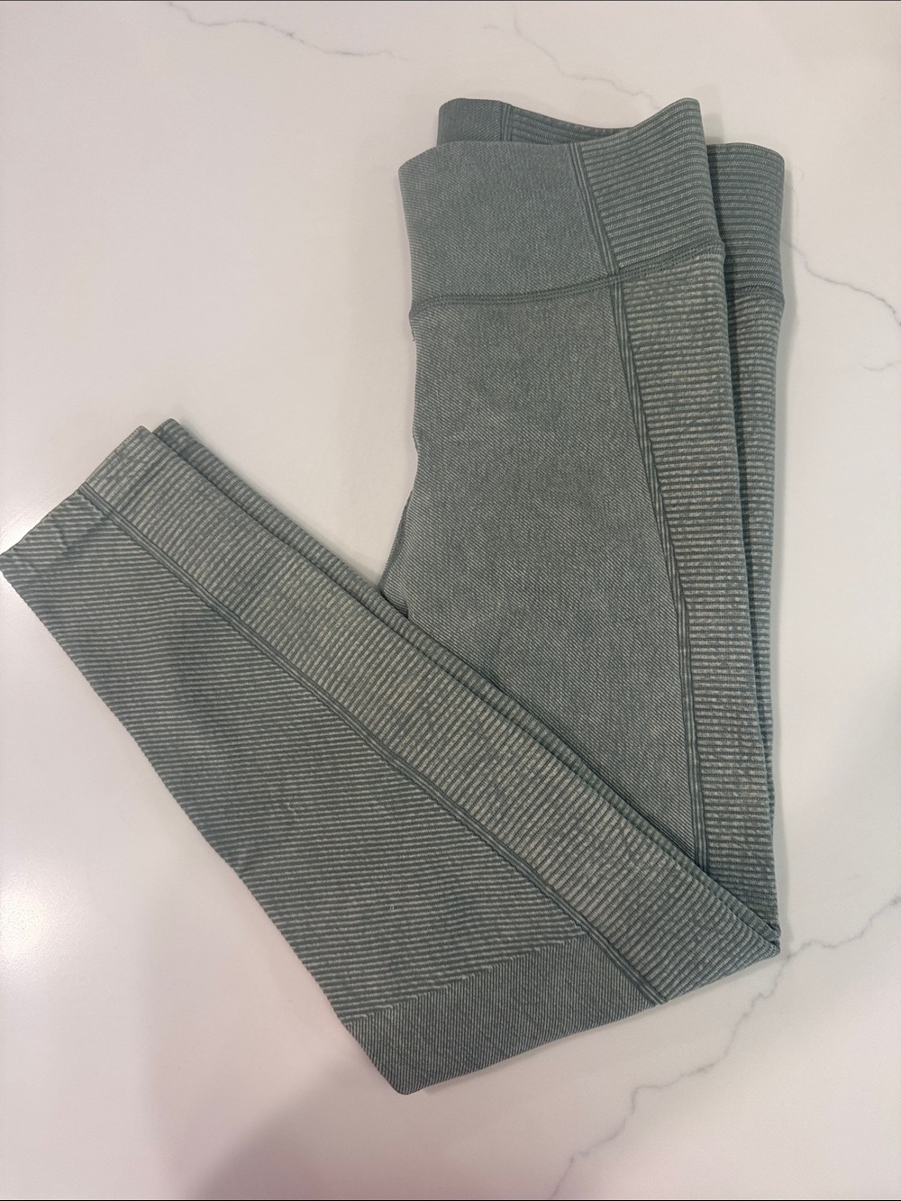 aerie Ribbed Seamless Leggings - Sage Green